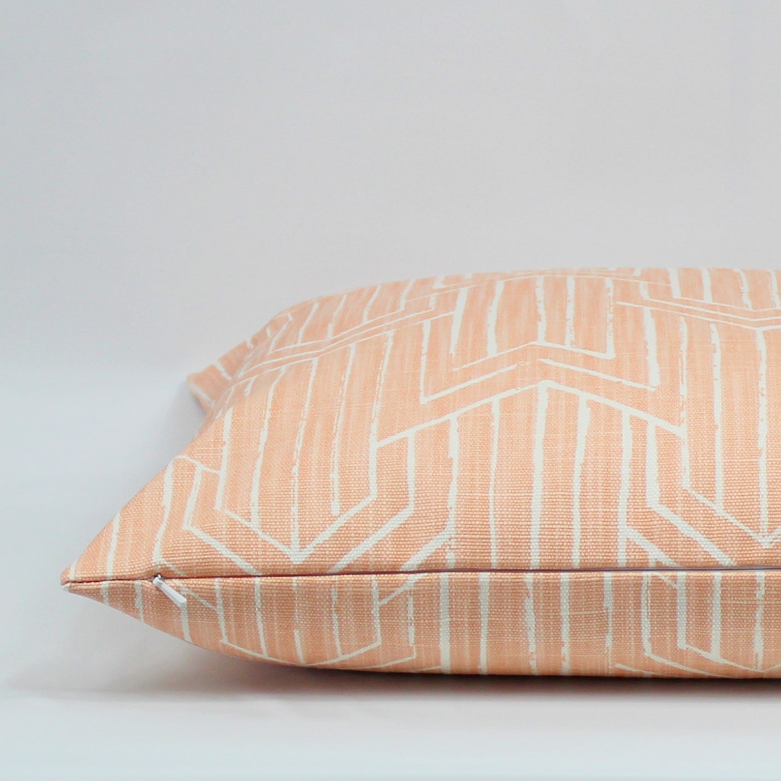 Coral Throw Pillow Cover Peach Throw Pillow Cover Coral Etsy