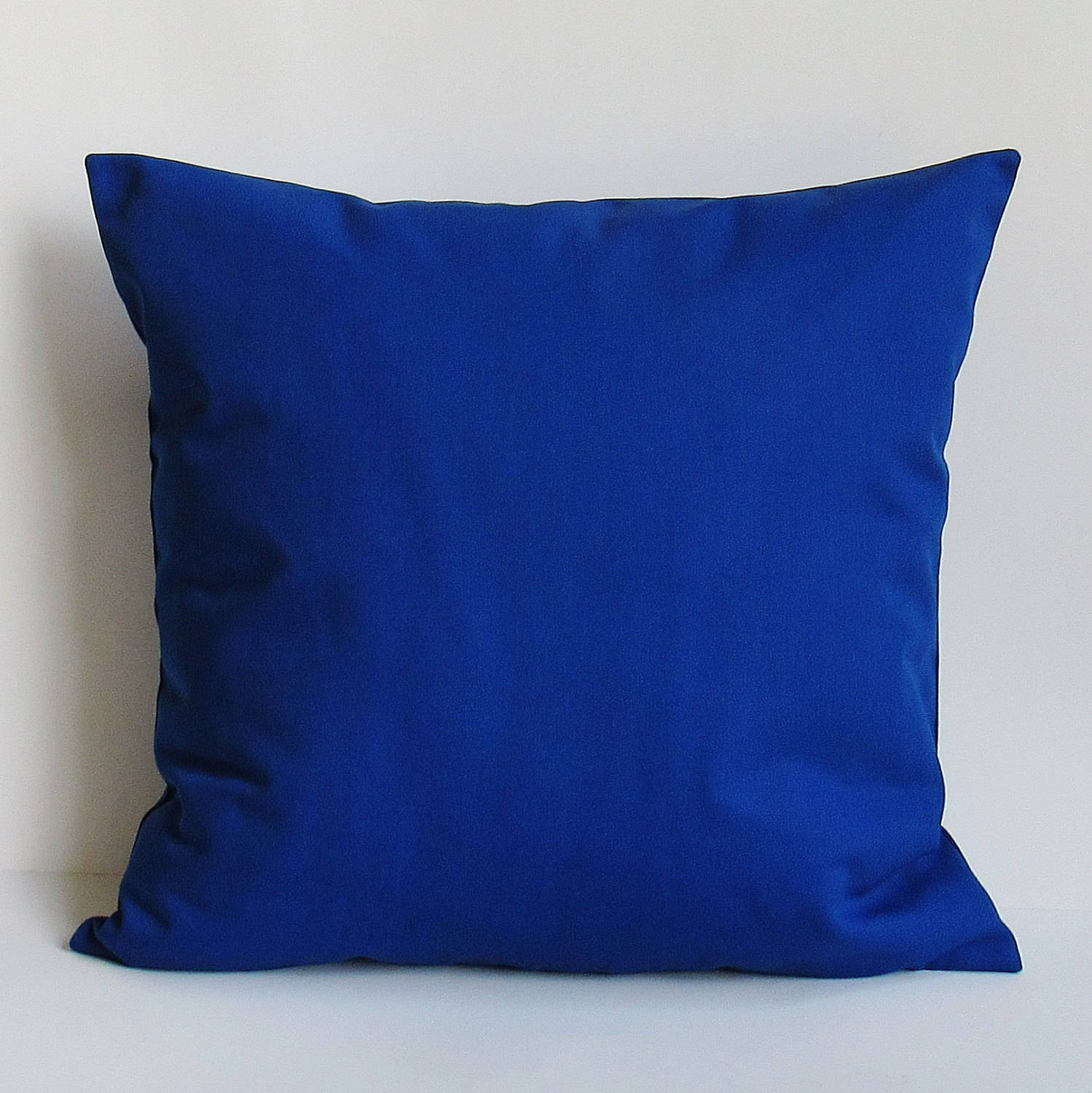 Royal Blue Throw Pillow Cover Cobalt Decorative Throw Accent Etsy
