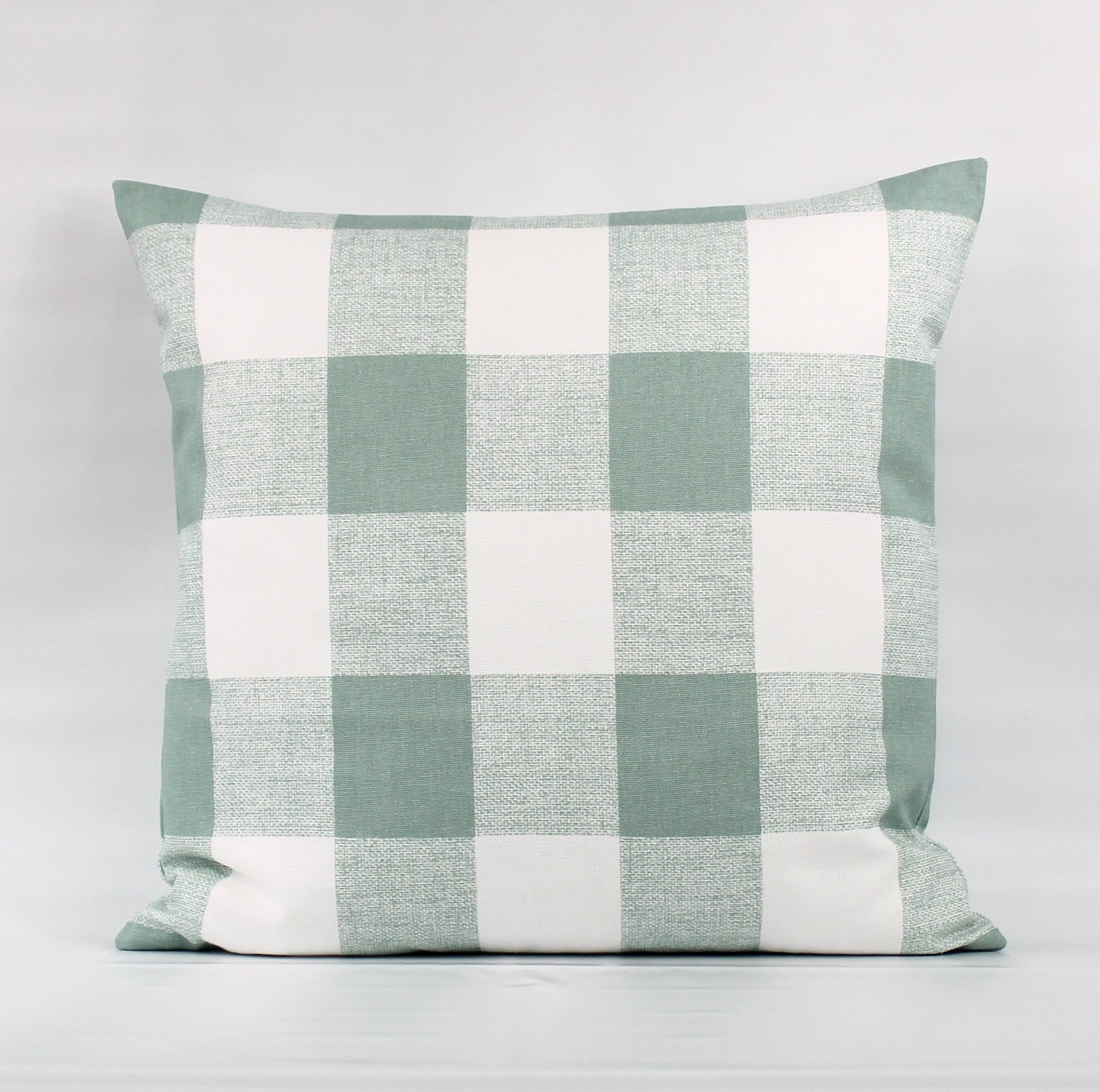 Sage Green Buffalo Plaid Pillow Cover Green Buffalo Plaid Etsy