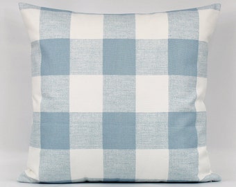 gingham pillows