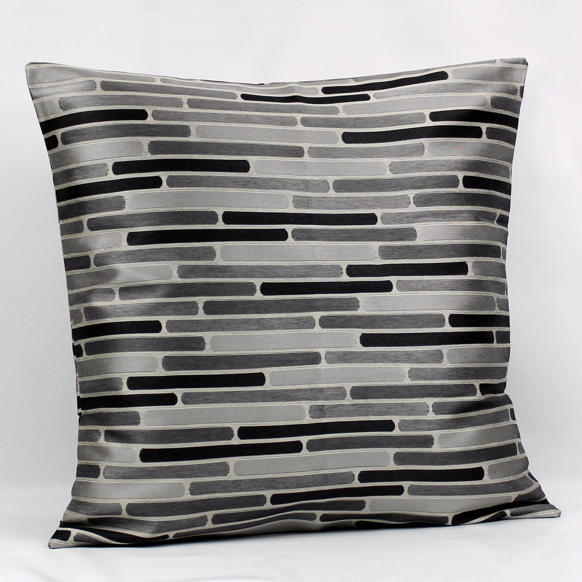Gray Pillow Cover Gray Black Pillow Cover Gray Throw Pillow - Etsy