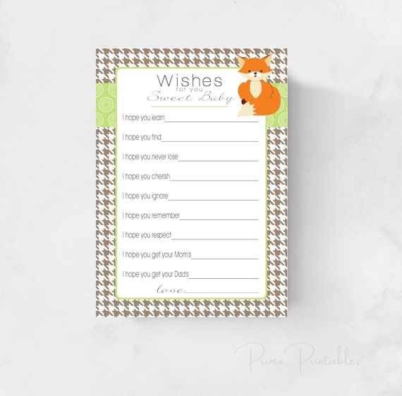 Souhaits Pour Les Cartes De Bebe Garcon Douche De Bebe De Etsy