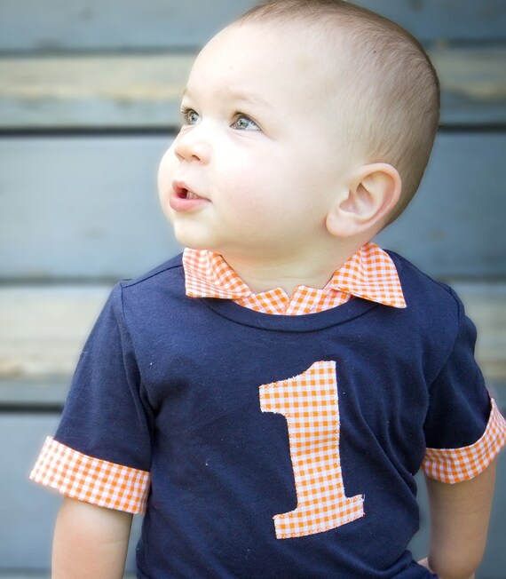 baby boy orange outfit