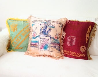 Vintage Mother Military Souvenir Pillow Case - Etsy