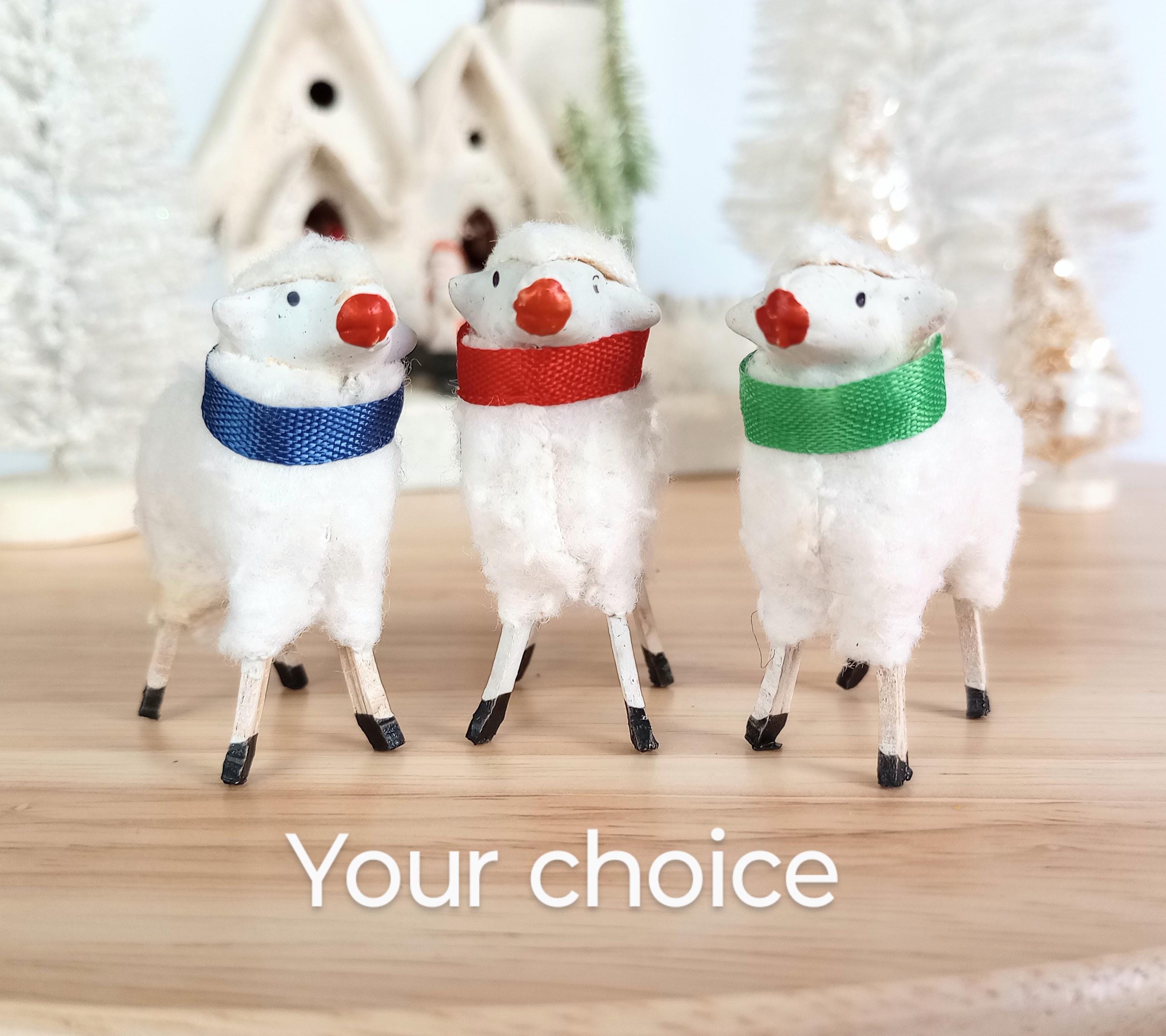 Antique Christmas Sheep - Etsy