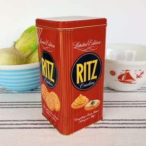 Vintage Ritz Cracker Tin - Etsy