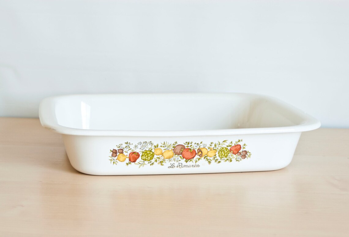 Corning Ware Spice of Life LARGE Rectangular Baking Dish Etsy