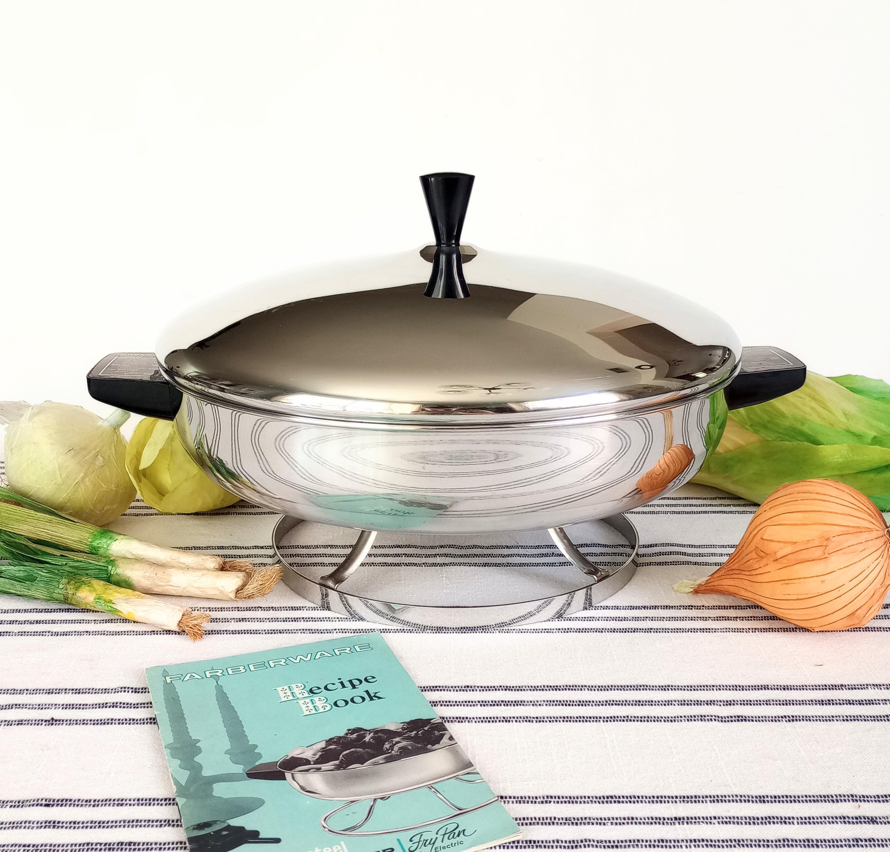 Farberware Electric Skillet Frying Pan Hot Pot Buffet Server, 335