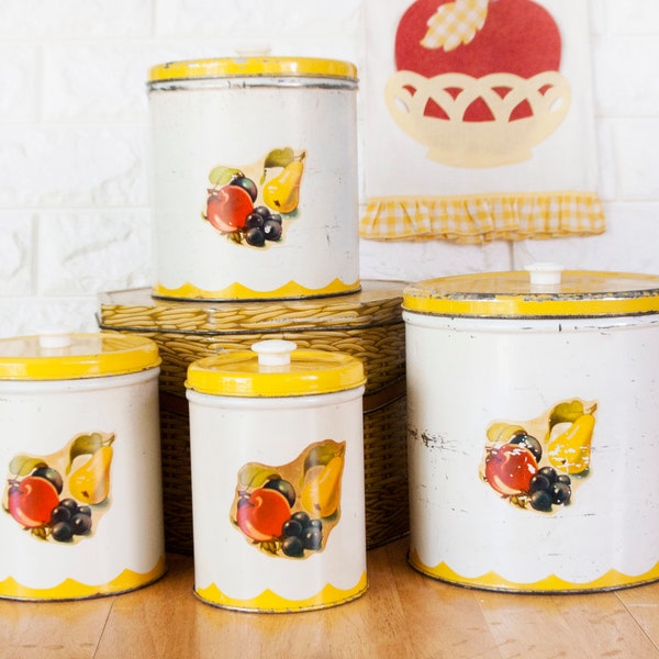 Tin Canisters Etsy