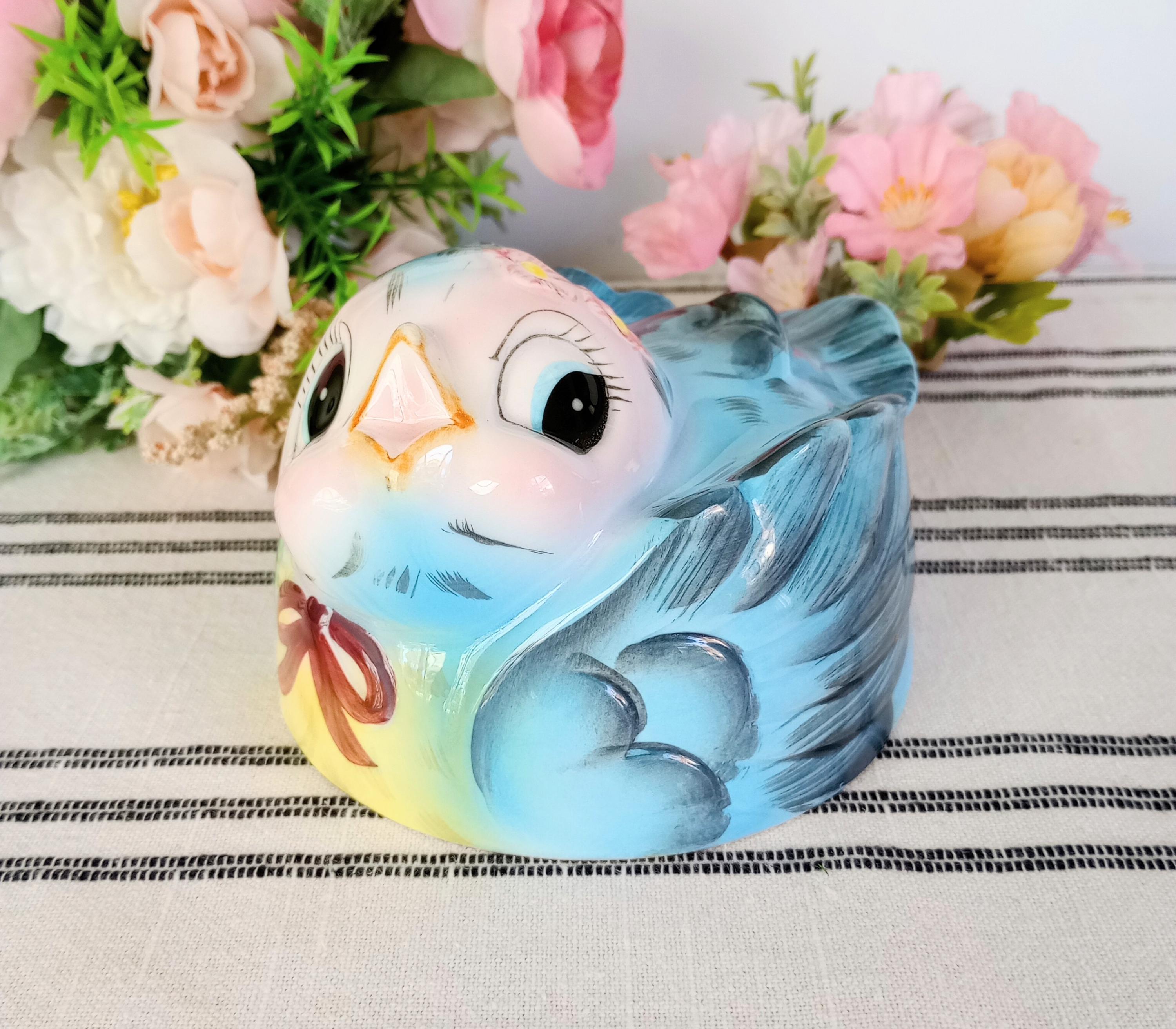 Vintage Lefton Blue Birds - Etsy