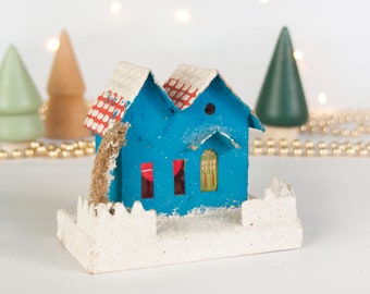 Putz Village Christmas House - Etsy