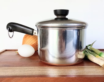 Vintage 8 Quart Aluminum Oval Roaster by Tournus France | Oval