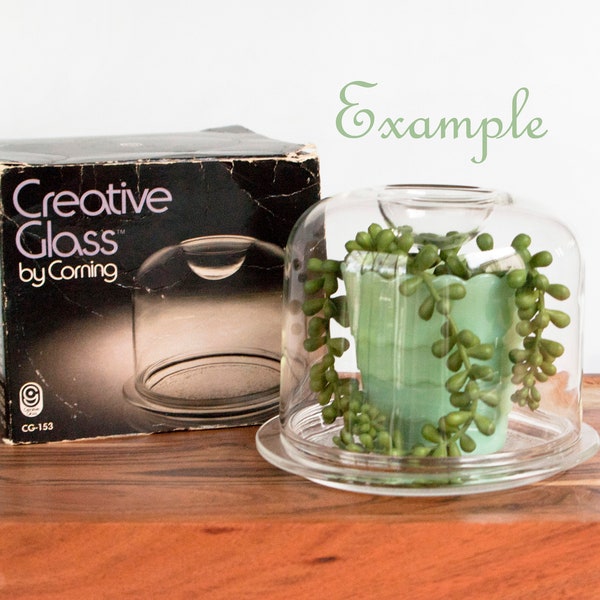 Glass Cheese Container Etsy