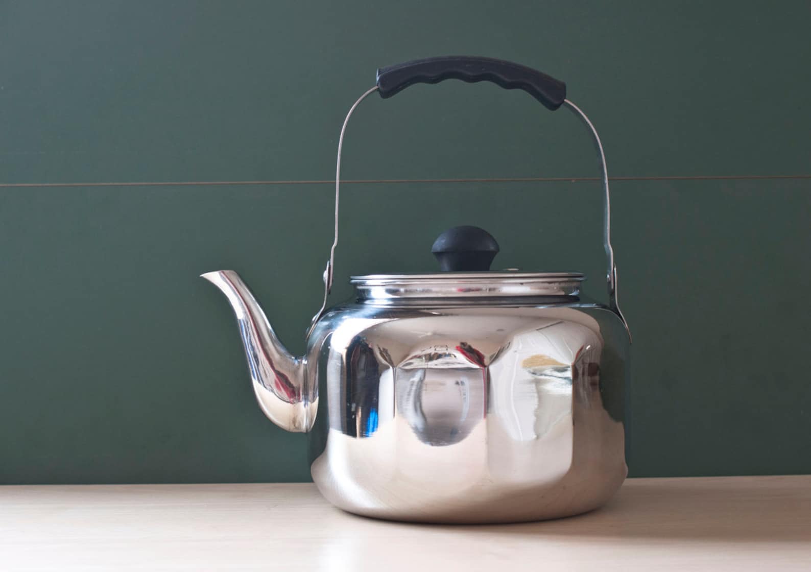 Vintage Paneled Farberware Chrome Tea Kettle Teapot 7020 Etsy