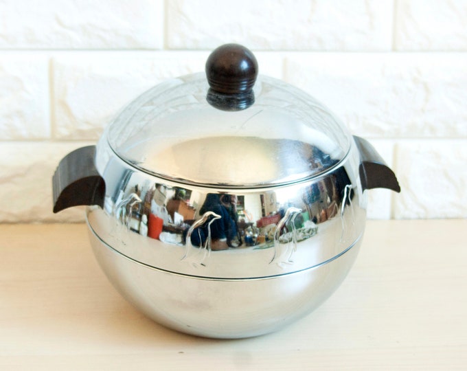 Vintage West Bend Penguin Ice Bucket With Bakelite Handles Etsy