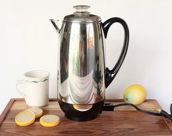 Farberware Percolator, Superfast 12 CUP Electric Kettle NY USA