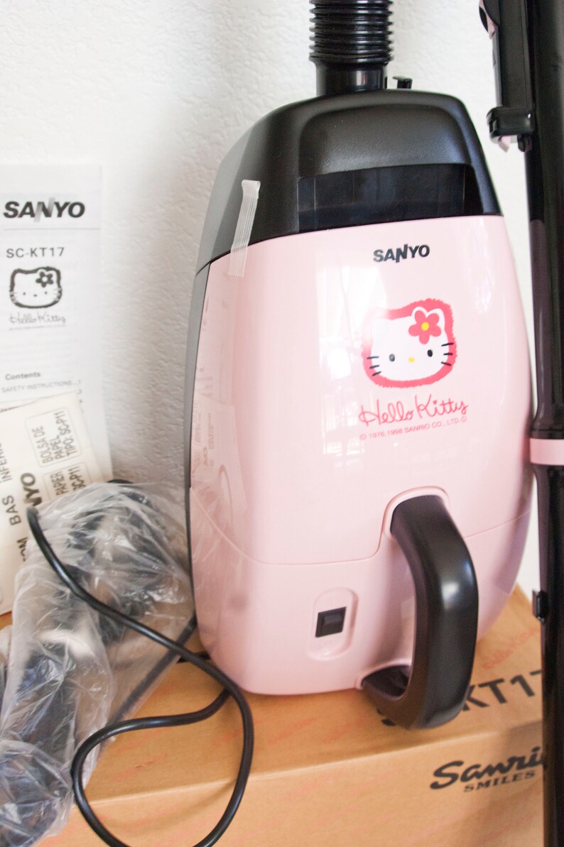 Hello Kitty Vacuum Cleaner Sanrio Sanyo Transformax Pink NEW Etsy
