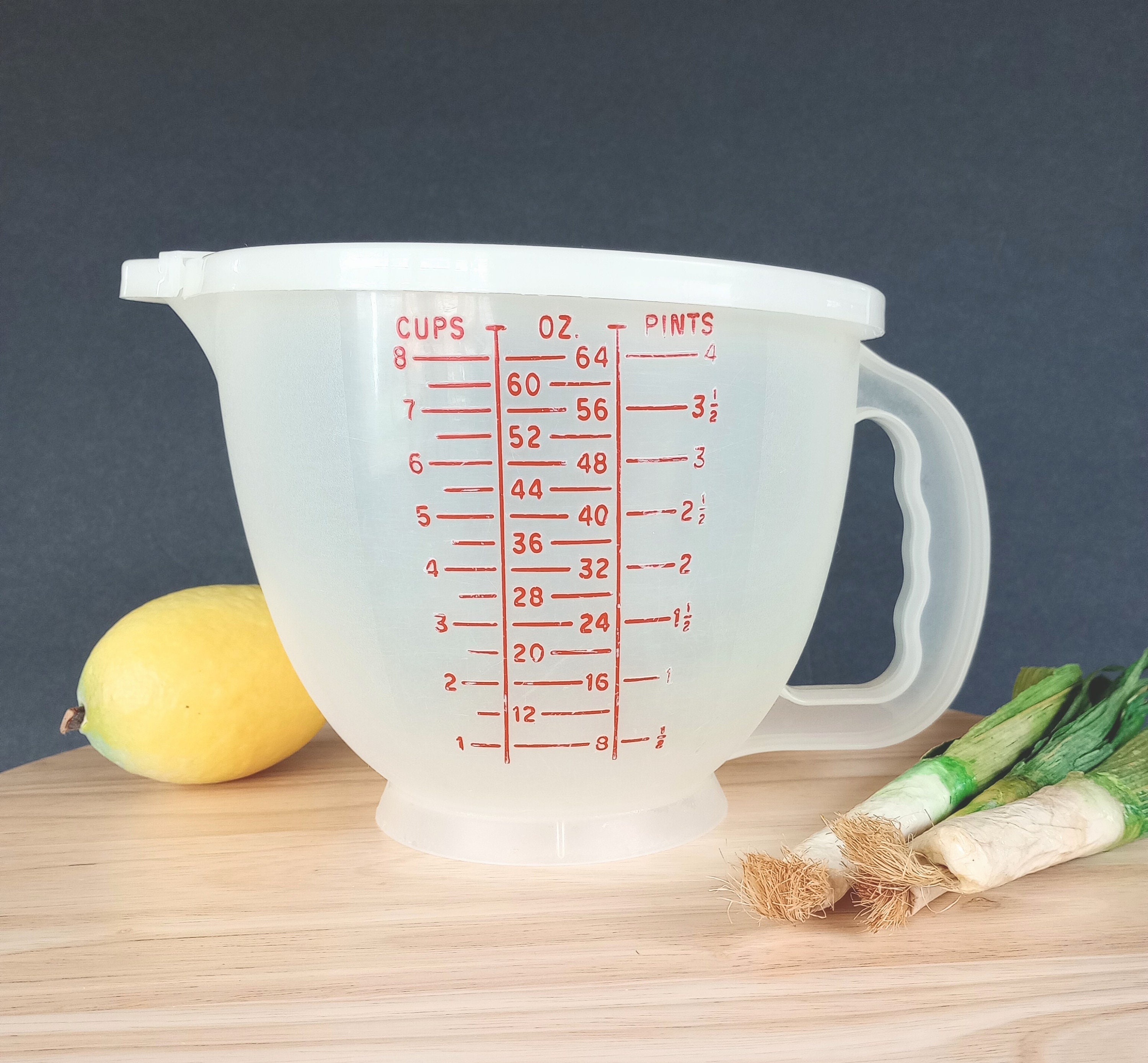 Marsh Funnel, Measuring Cup,1 Liter Plastic, Clear