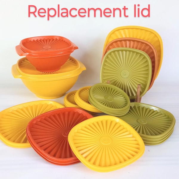 Tupperware Servalier Replacment Lid for Harvest Storage Bowls Containers 836 838 840
