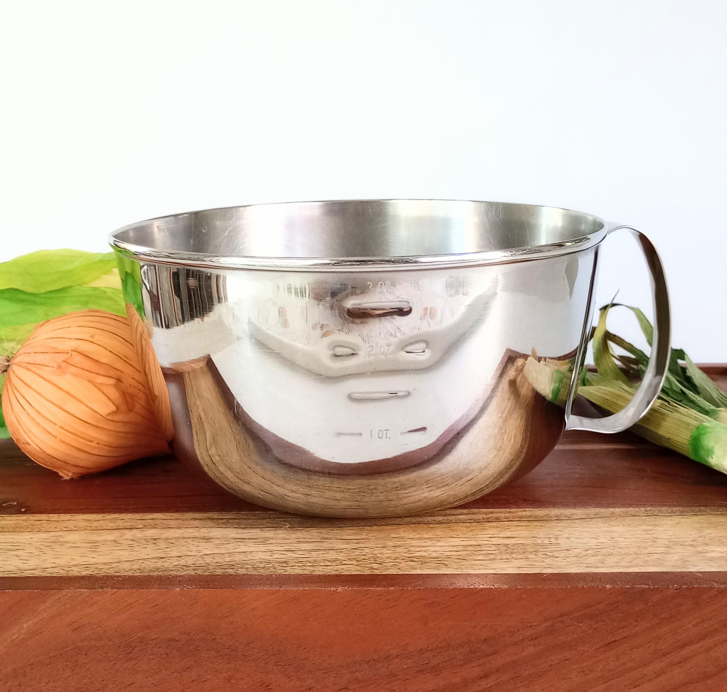 WEST BEND GRIP'n WHIP ステンレスボウル 3Qt Vintage West Bend Stainless Steel Mixing Bowl: Grip N Whip, 3 Qt