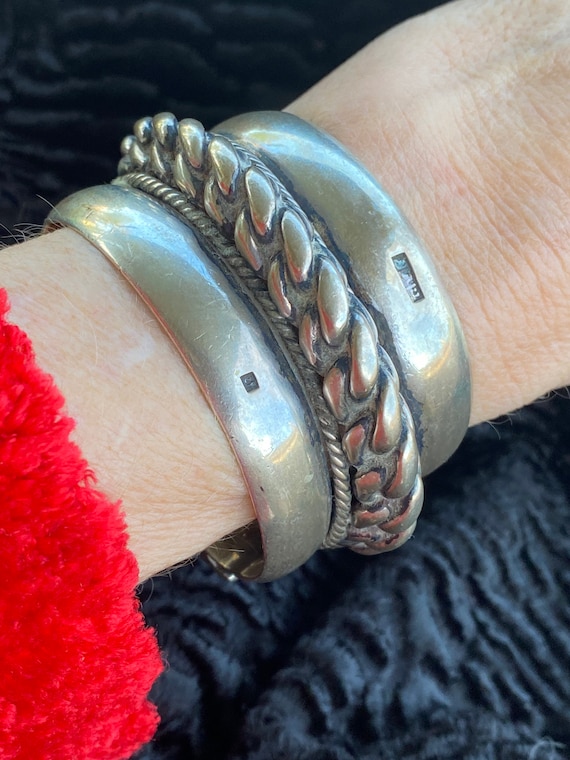 172 Grams Heavy Native American Navajo Turquoise Sterling Silver Bracelet 172 Grams Heavy Native American Navajo Turquoise Sterling Silver Bracelet