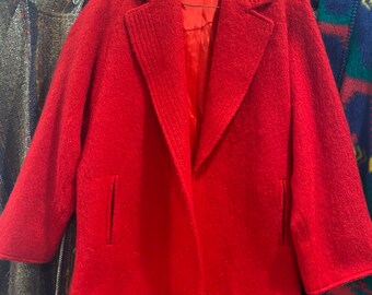 Woman’s Vintage Red Mayfair of California Fall Jacket