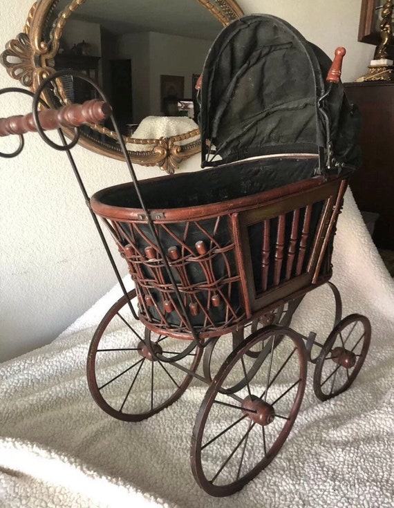 victorian doll carriage