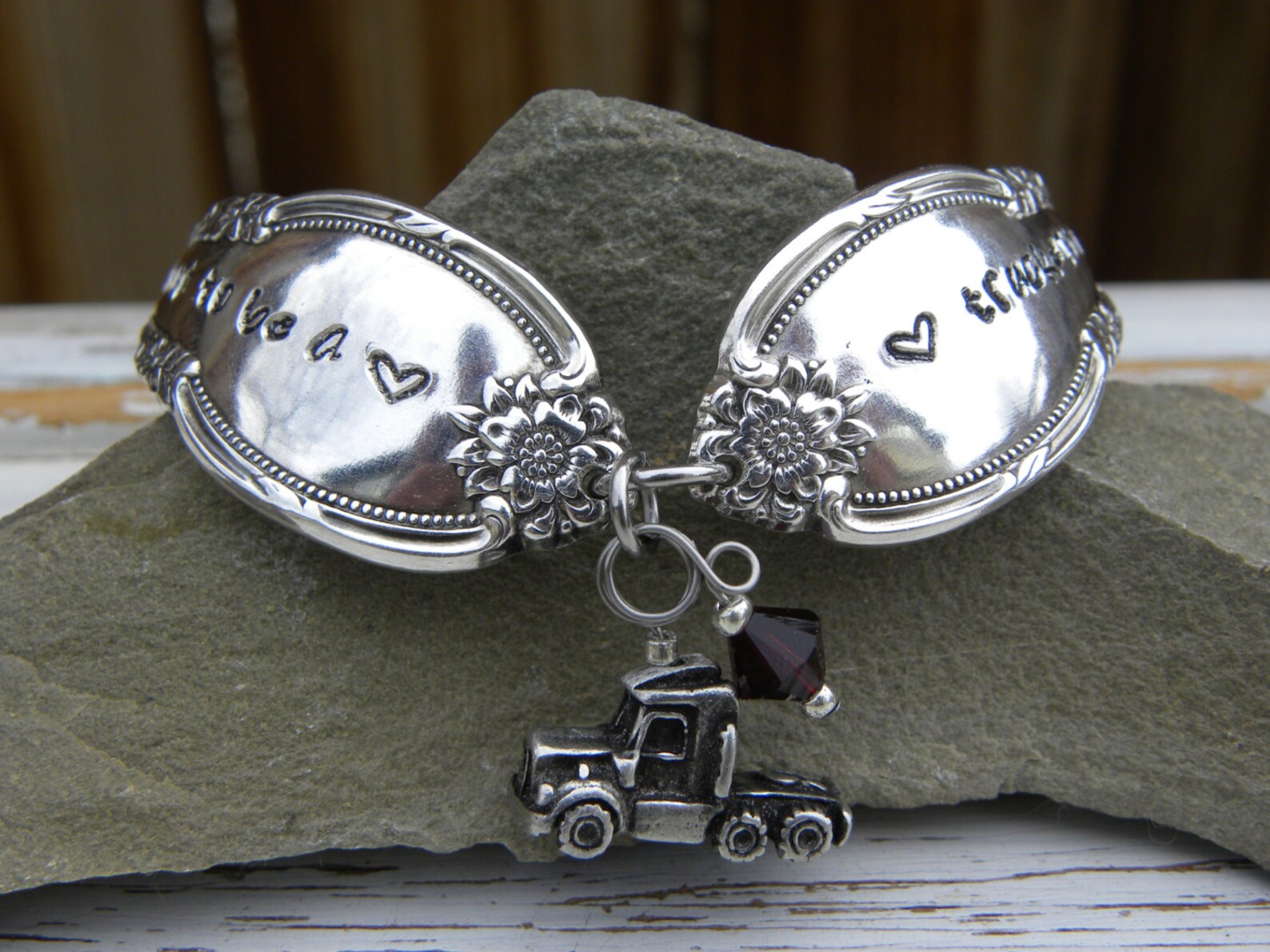 Truck driver spoon handle bracelet proud to be a truckers Etsy