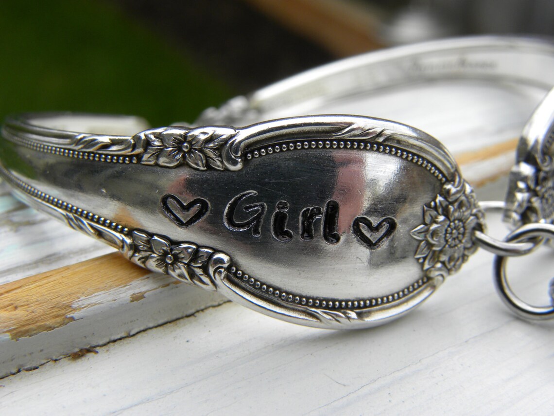 Truck driver spoon handle bracelet Girl Power semi truck Etsy
