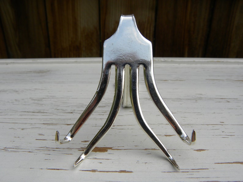 Funky Fork Business Card Holder recipe card holder photo Etsy