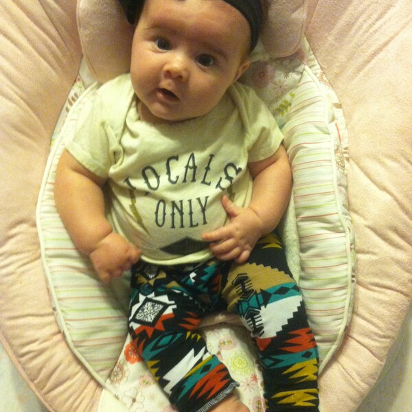 Baby Leggings..Tribal Native Leggings.,. Hipster Leggings..Modern Baby..