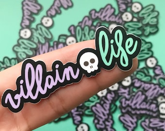 Villain Sticker | All Villains Everything | Fairytale Villain Inspired | Durable and Waterproof Sticker