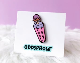 Hades Enamel Pin | Hades Mortal Potion Enamel Pin | Fantasy Enamel Pins | Villain Enamel Pin | Lord of the Underworld Enamel Pin