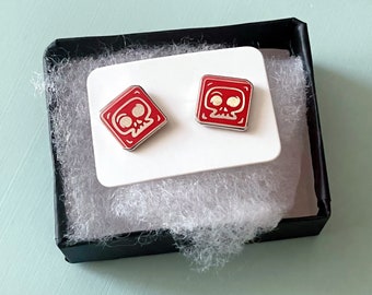 Oogie Dice Earrings | Halloween Earrings | This is Halloween | Dainty Earrings | Shadow In the Moon Earrings | Nightmare Christmas Earrings