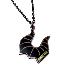 Maleficent Necklace | Maleficent Cosplay Jewelry | Mistress of all Evil | Foolish Mortals Necklace