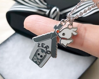 Zero the Dog Necklace Set | Halloween Dog House | Halloween Necklace | This is Halloween | Halloween Enthusiast