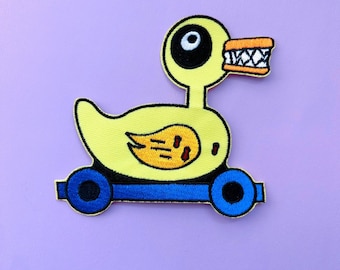 Evil Duck Patch | Halloween Patch | Backpack Patch | Jean Jacket Patches | Spooky Patch