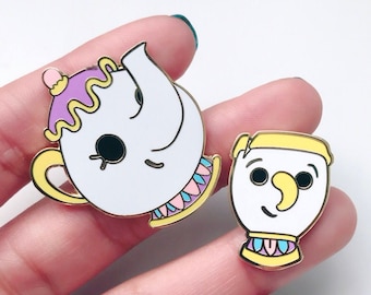 Tea Pot Enamel Pin | Chipped Mug Pins | Pins for Geeks | Fantasy Pins