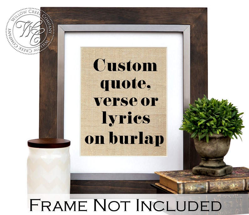 Custom Quote Print Quote Print Custom Lyrics Your Quote Etsy