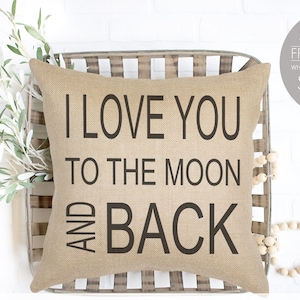 I love you to the moon and back, baby room decor, nursery decor, moon and back, baby boy gift, baby girl gift, baby nursery
