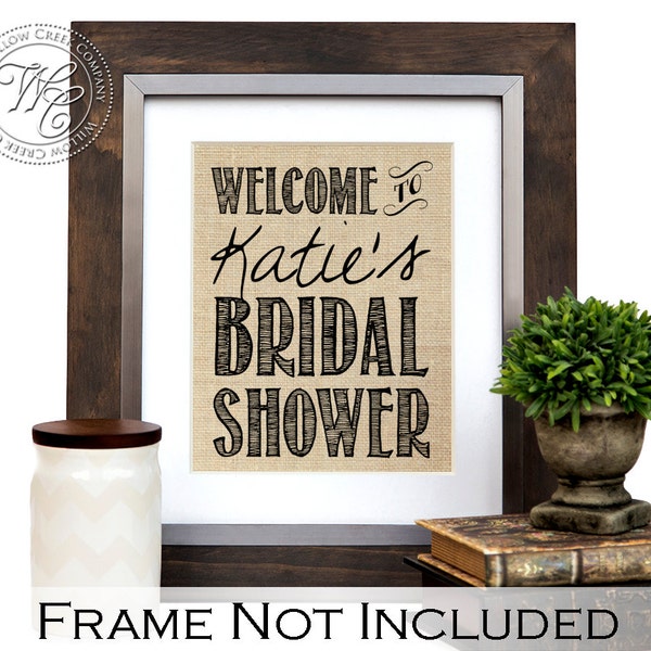 Bridal Shower Decor, Rustic Wedding, Wedding Decor Print, Shower Decorations, Welcome Sign Rustic, Shabby Chic Decor