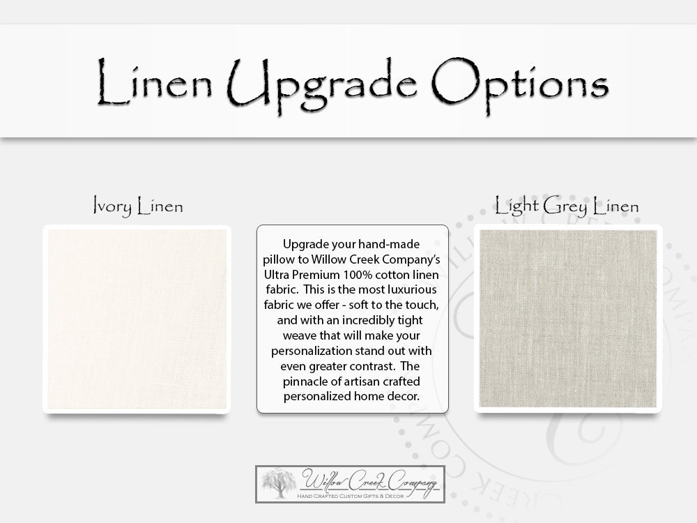 UPGRADE to linen