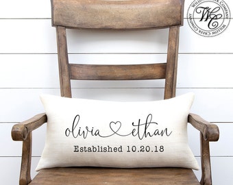 Engagement gift, Wedding gift, gift for bride, Wedding Gifts, Wedding Gifts for Couple, Personalized Pillow, Personalized Wedding Gift