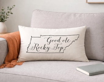 Tennessee Pillow: Good 'Ole Rocky Top Decor