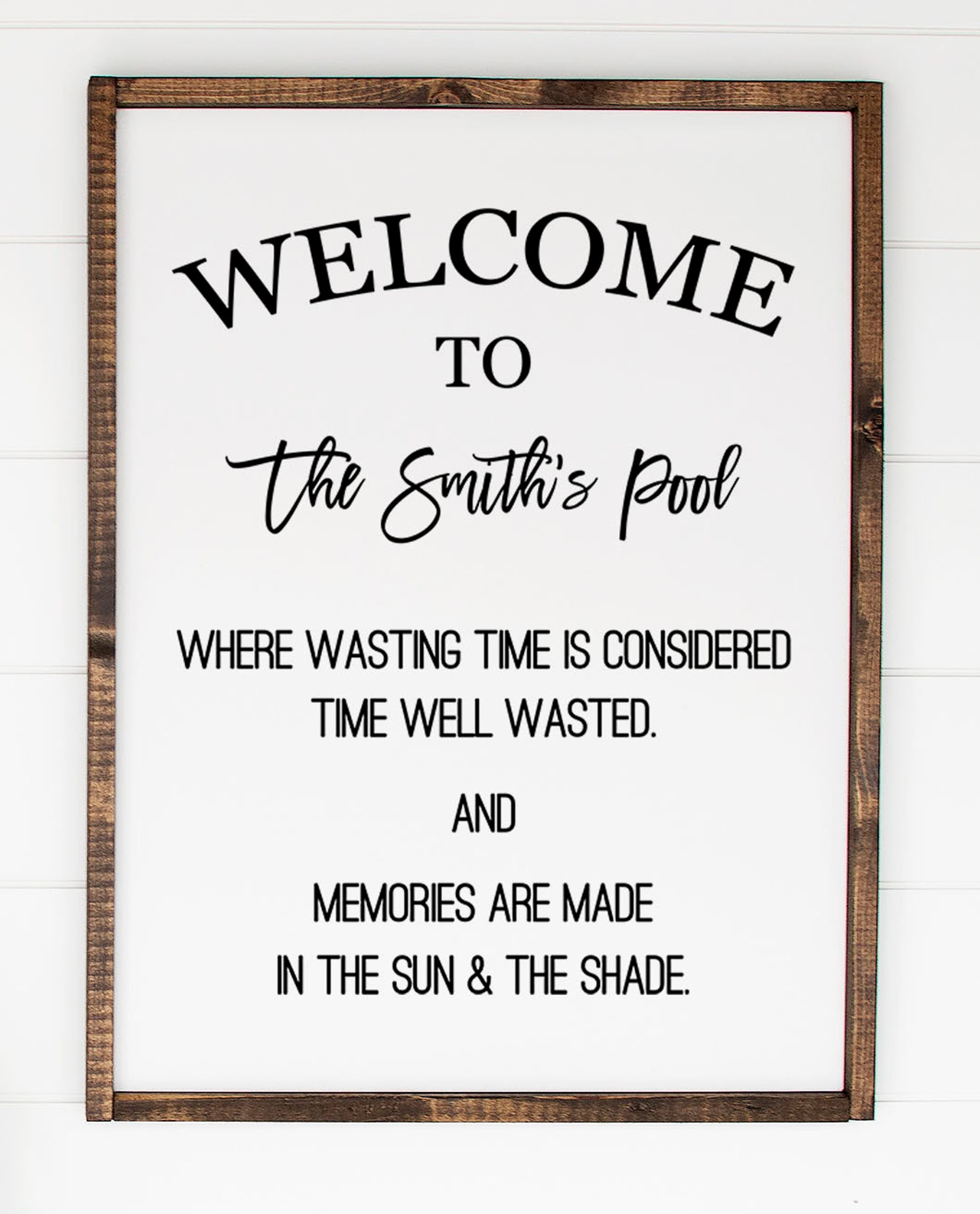Pool House Sign Swimming Pool Pool Signs Pool Party Etsy