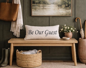 Guest room decor, pillow for bedroom, housewarming gift