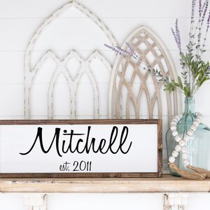wood sign, custom wood signs, wood name sign, anniversary gift, gift for wife, family sign, name sign, family wall art, farmhouse signs,