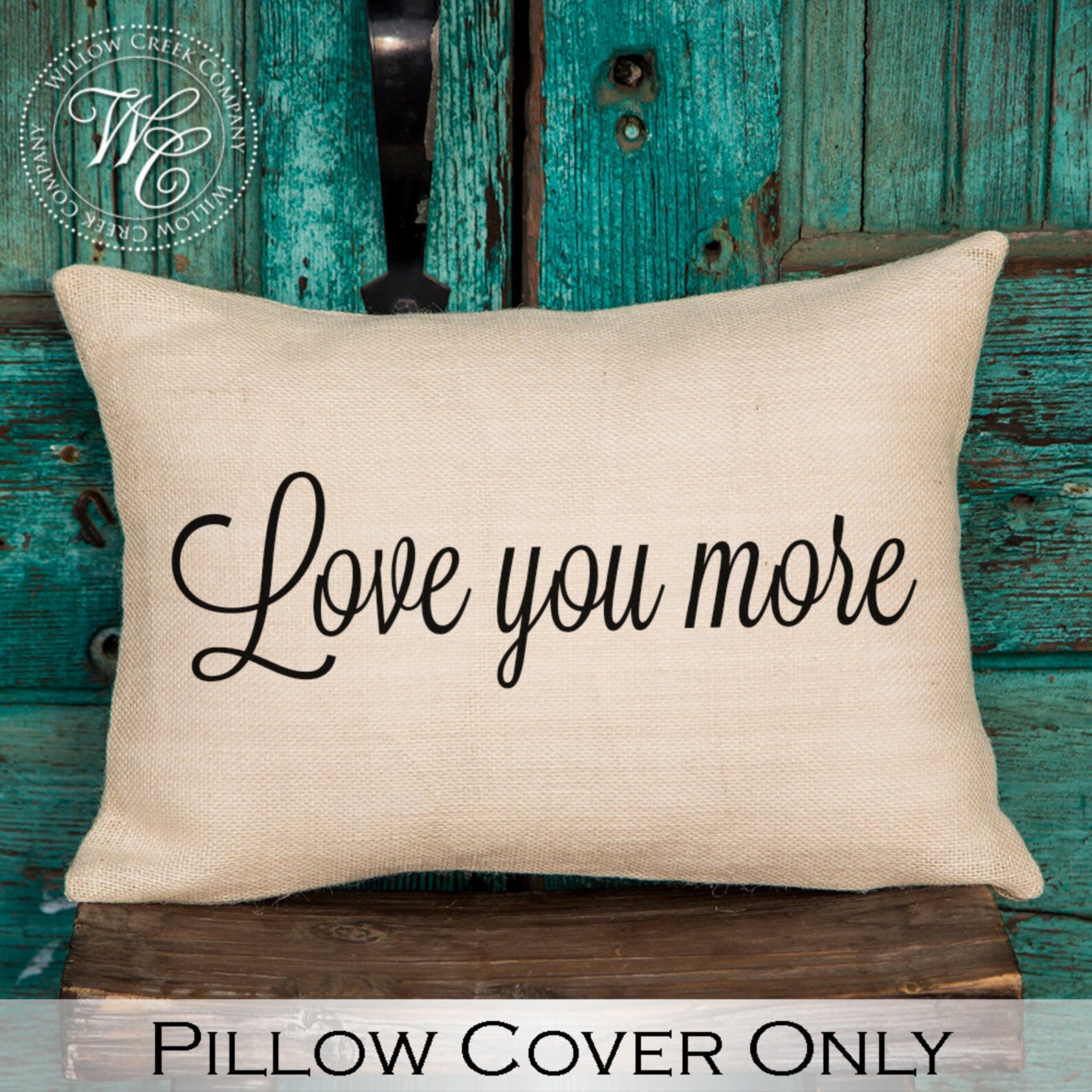 Love You More Pillow Cover Wedding Gift Christmas Gift Etsy