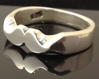 Mustache Ringe Party-Favors – 8 Stück Bunt & Glitzernd, Ca. 1,5 Zoll
