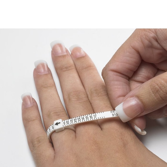 Medidor de dedos con anillos de medida US (Americana) - L'Antiga